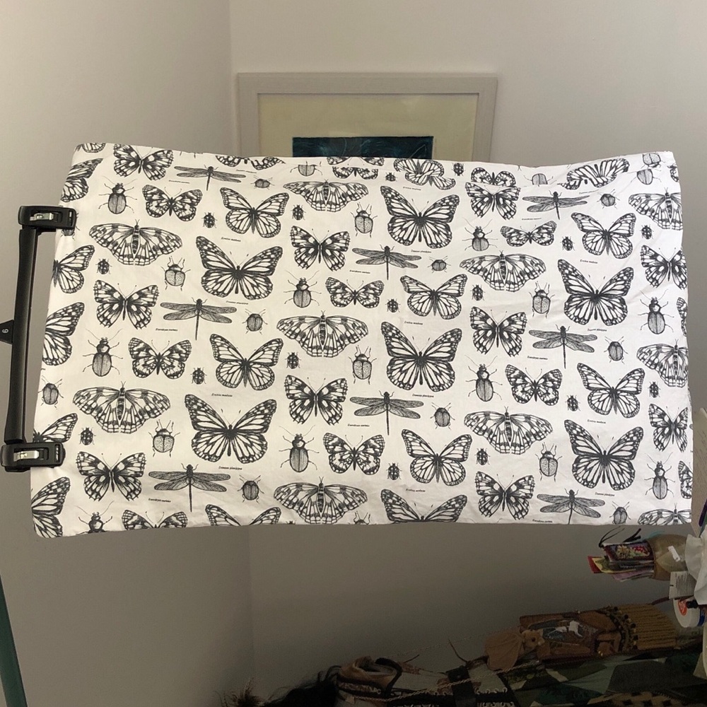 IKEA Sommarmalva Butterfly Bugs Pillowcase Sham Cotton
